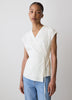 Extended-Sleeve Wrap Blouse