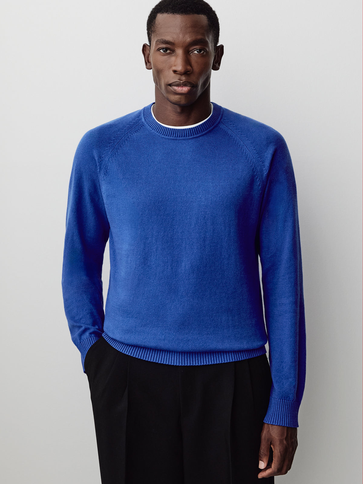 Long-Sleeve Crew-Neck Sweater
