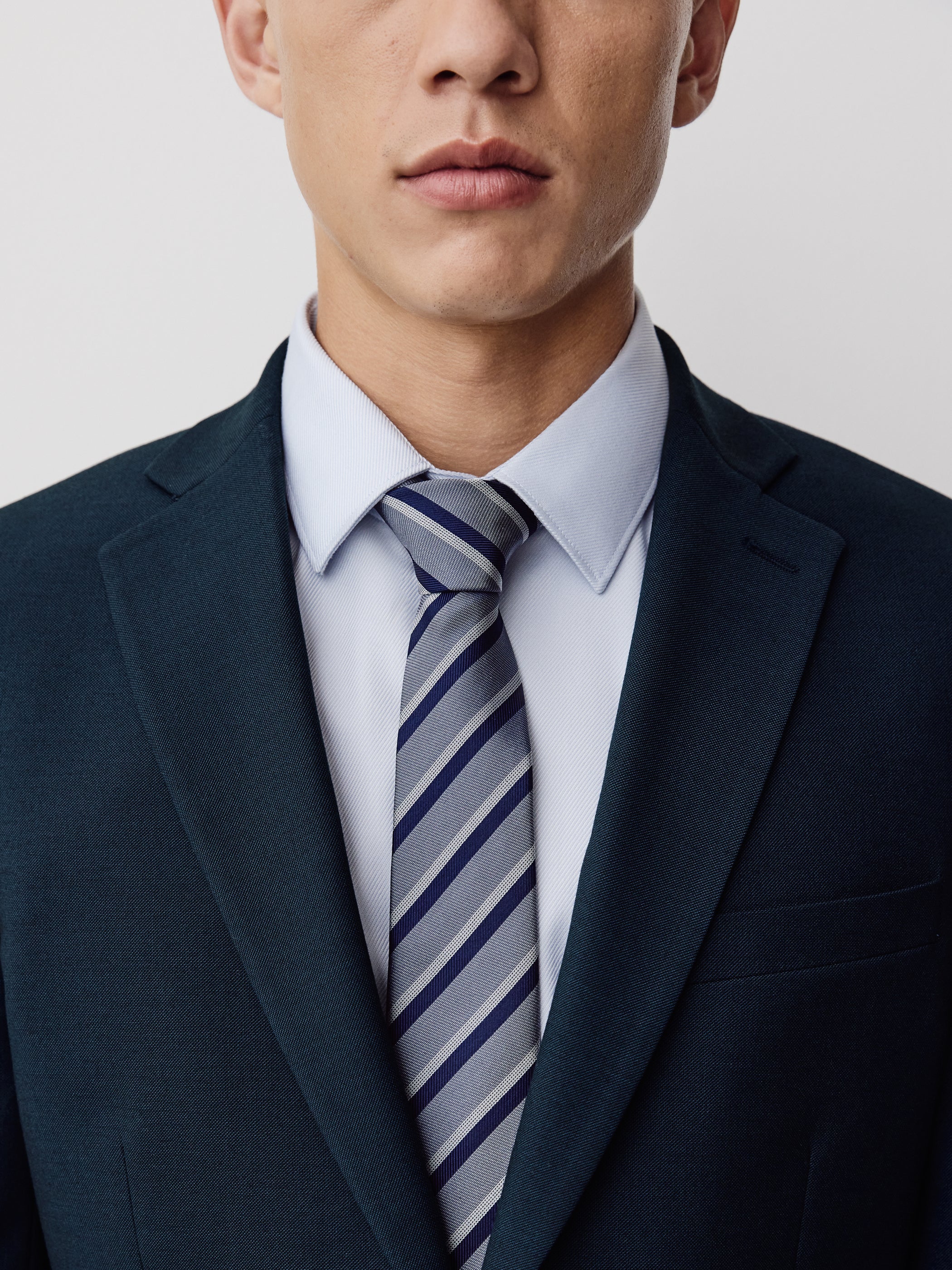 Essential Tailored Fit Navy Blue Suit Blazer