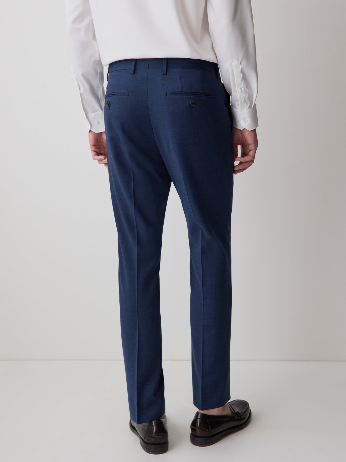 Tailored Wool Blend Mens Woven Pant