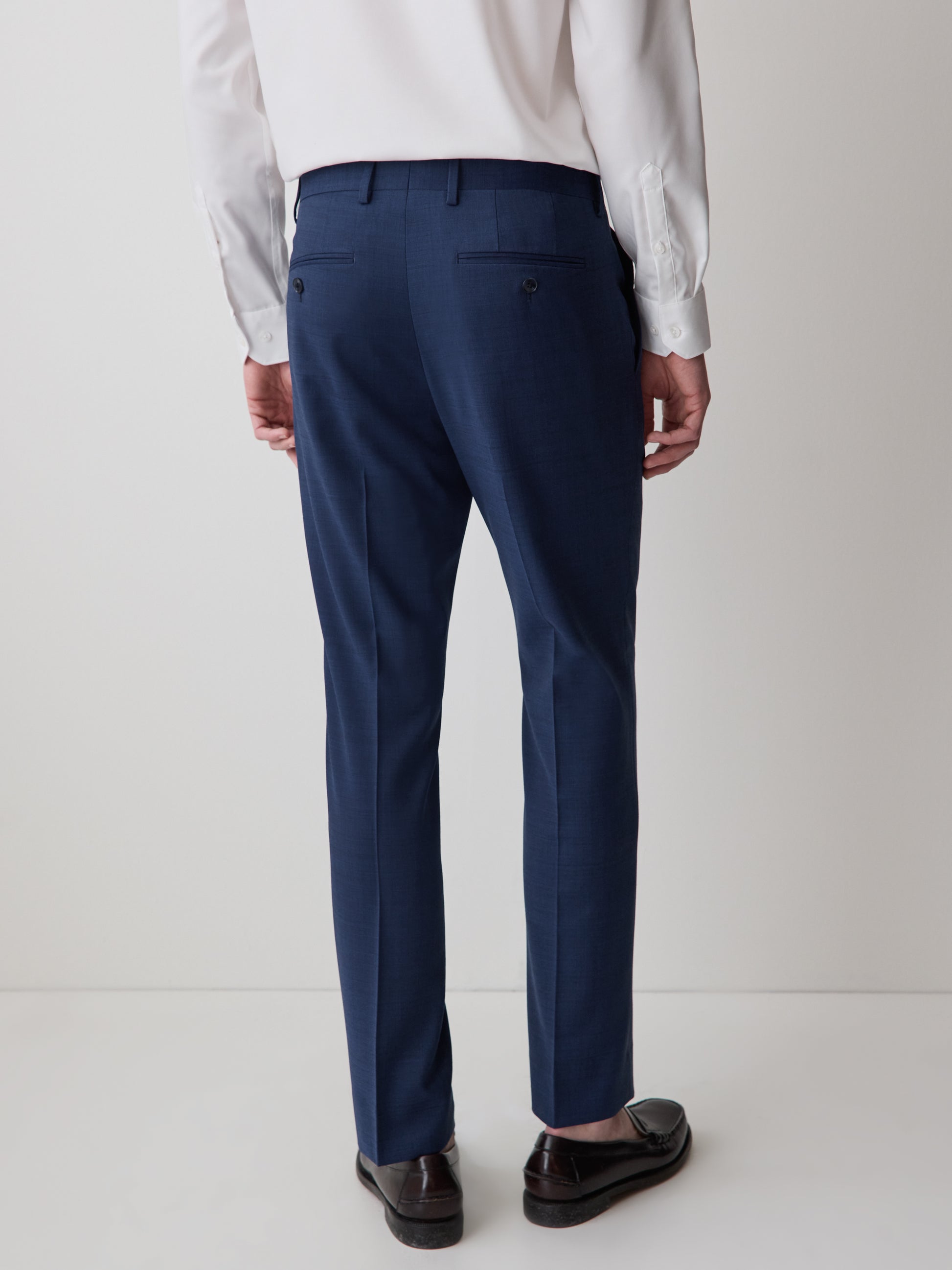 Tailored Wool Blend Mens Woven Pant