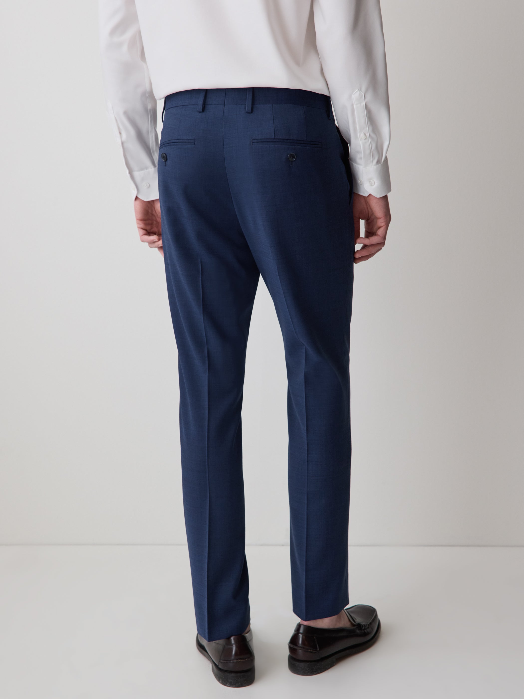 Tailored Wool Blend Mens Woven Pant