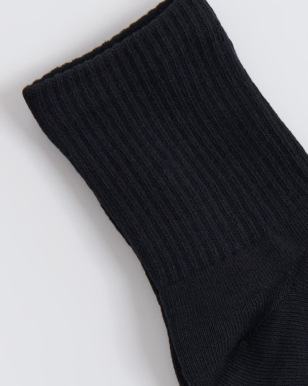 Solid Low Crew Socks