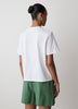 Ladies Cotton Knit Relaxed Short Sleeve Tee