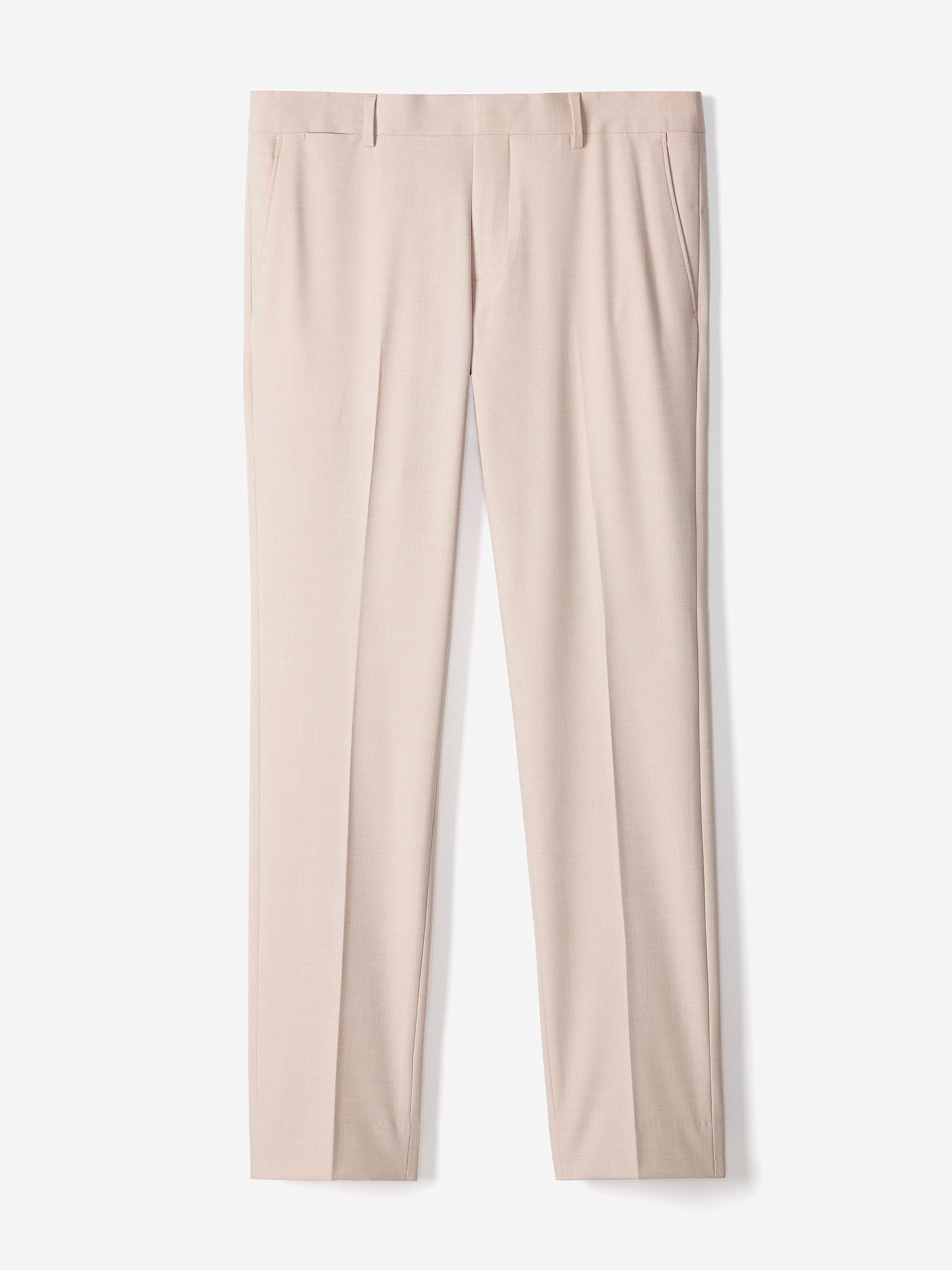 Slim-Fit Light Pink Suit Pant