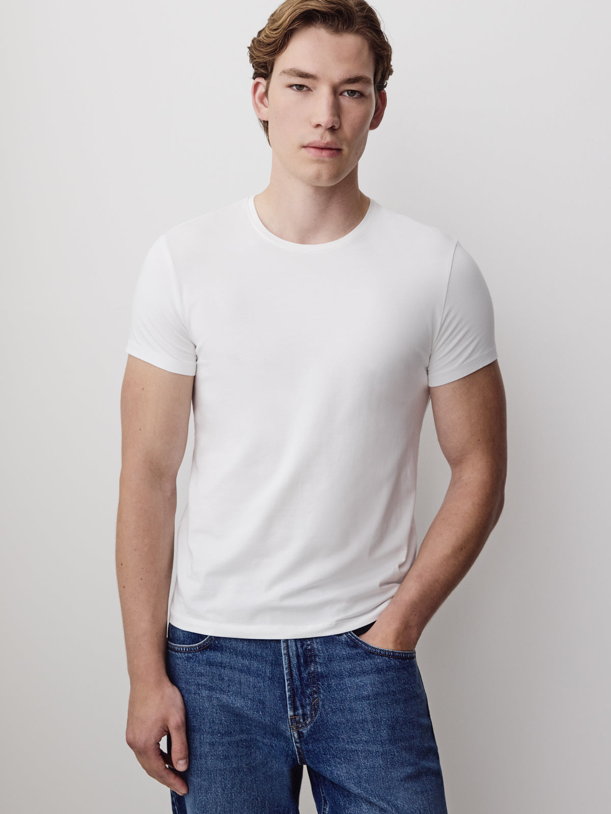 Supima Cotton (R) Crew-Neck T-Shirt