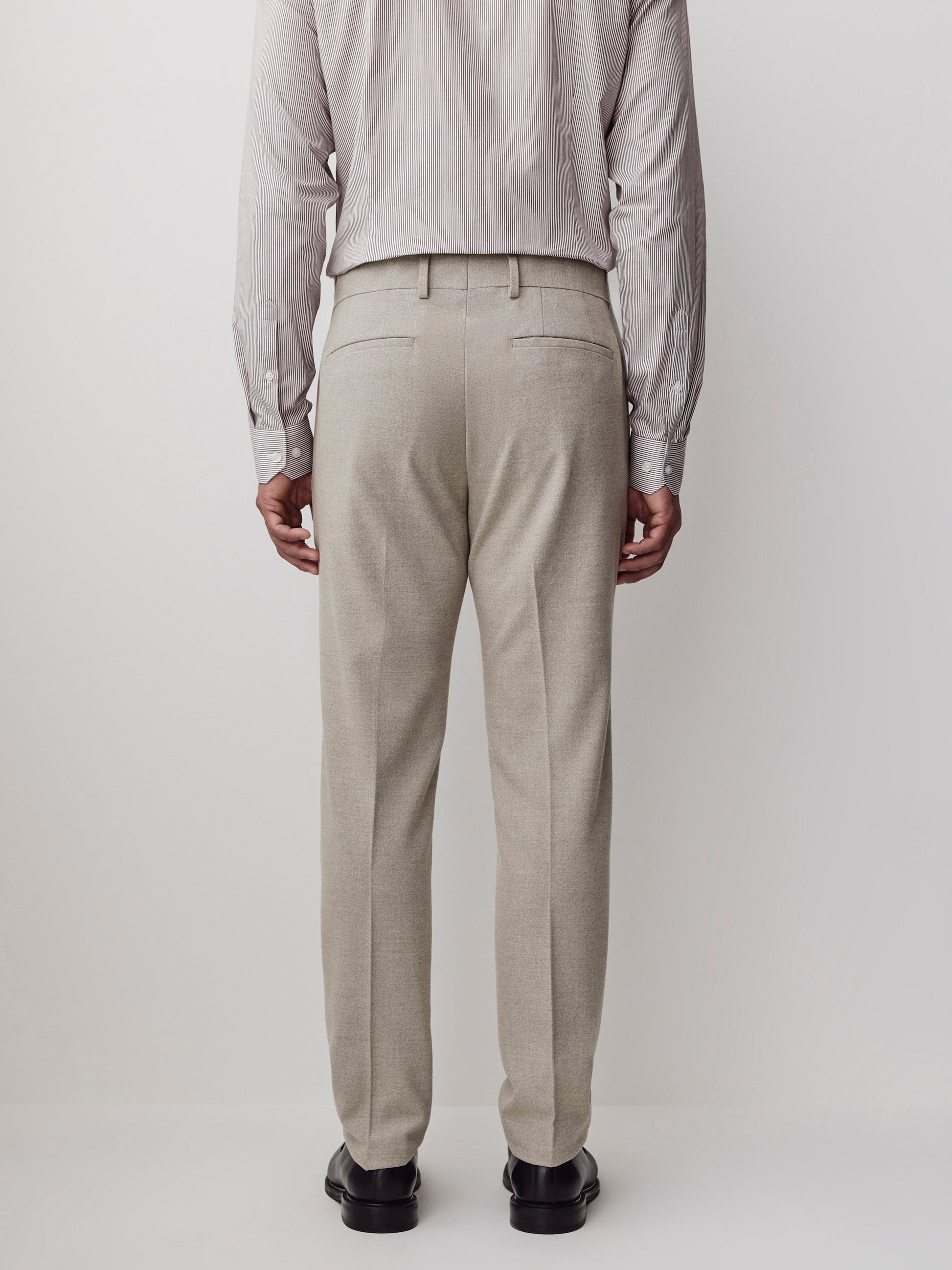 Slim Fit Brushed Woven Pant