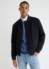 Wool-Blend Bomber Jacket