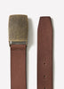 Leather Belt 33mm Width Casual Style