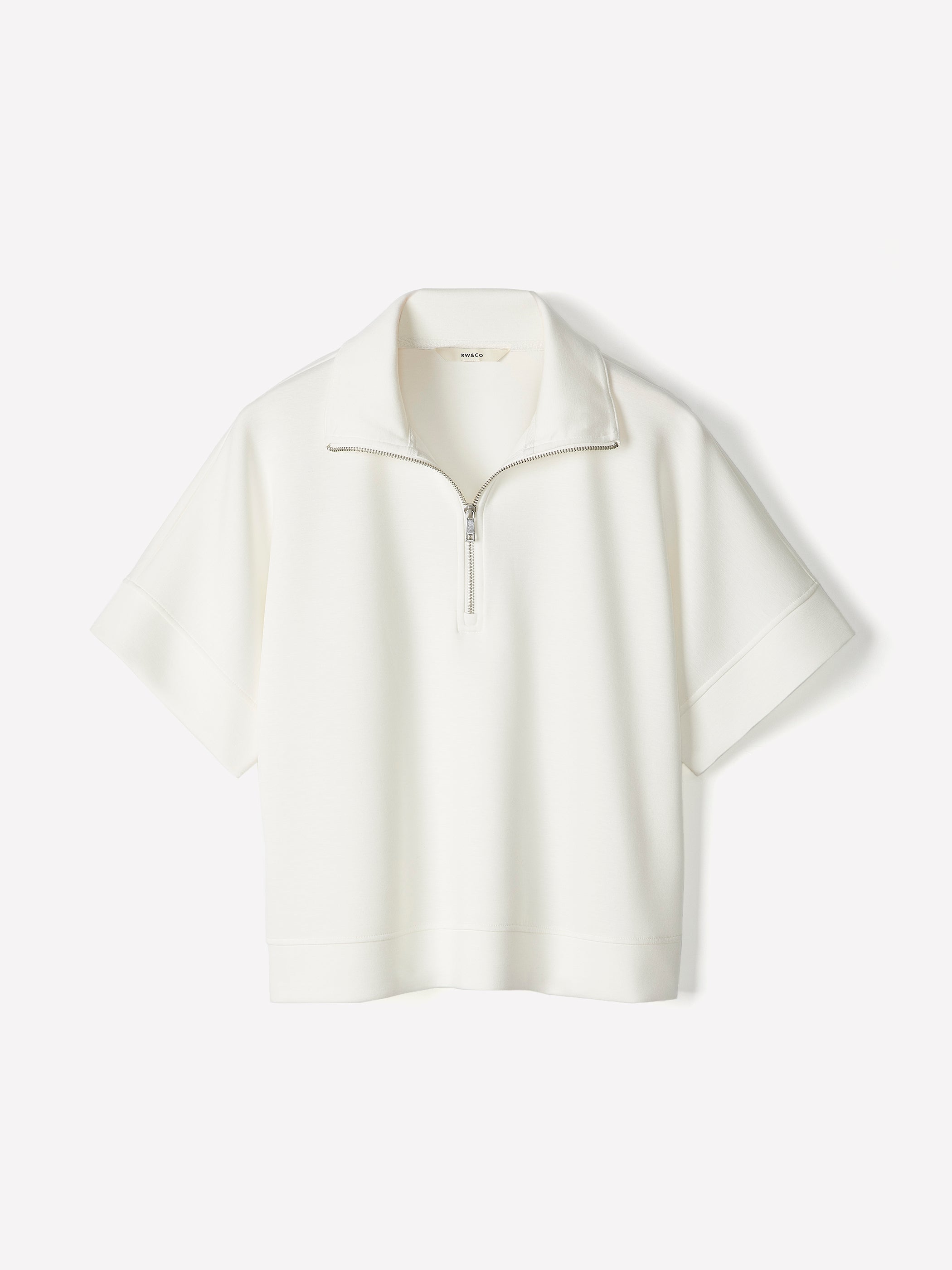 RUFFLOG HALF ZIP MOCK NECK SHIRT ホワイト Fioboc Men's Comfy Quarter Zip Mock Neck Sweatshirt Mens Turtleneck