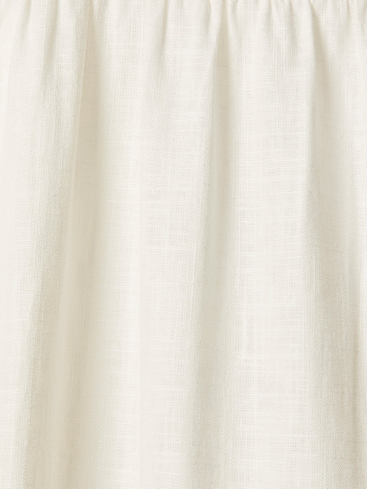 Sleeveless Square-Neck Linen-Blend Midi Dress