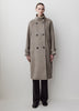 Classic Wool-Blend Double-Breasted Coat