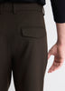 Tapered-Leg Pleated Dress Pant