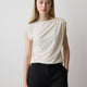 Knit Blouse Pleated Extended Sleeve
