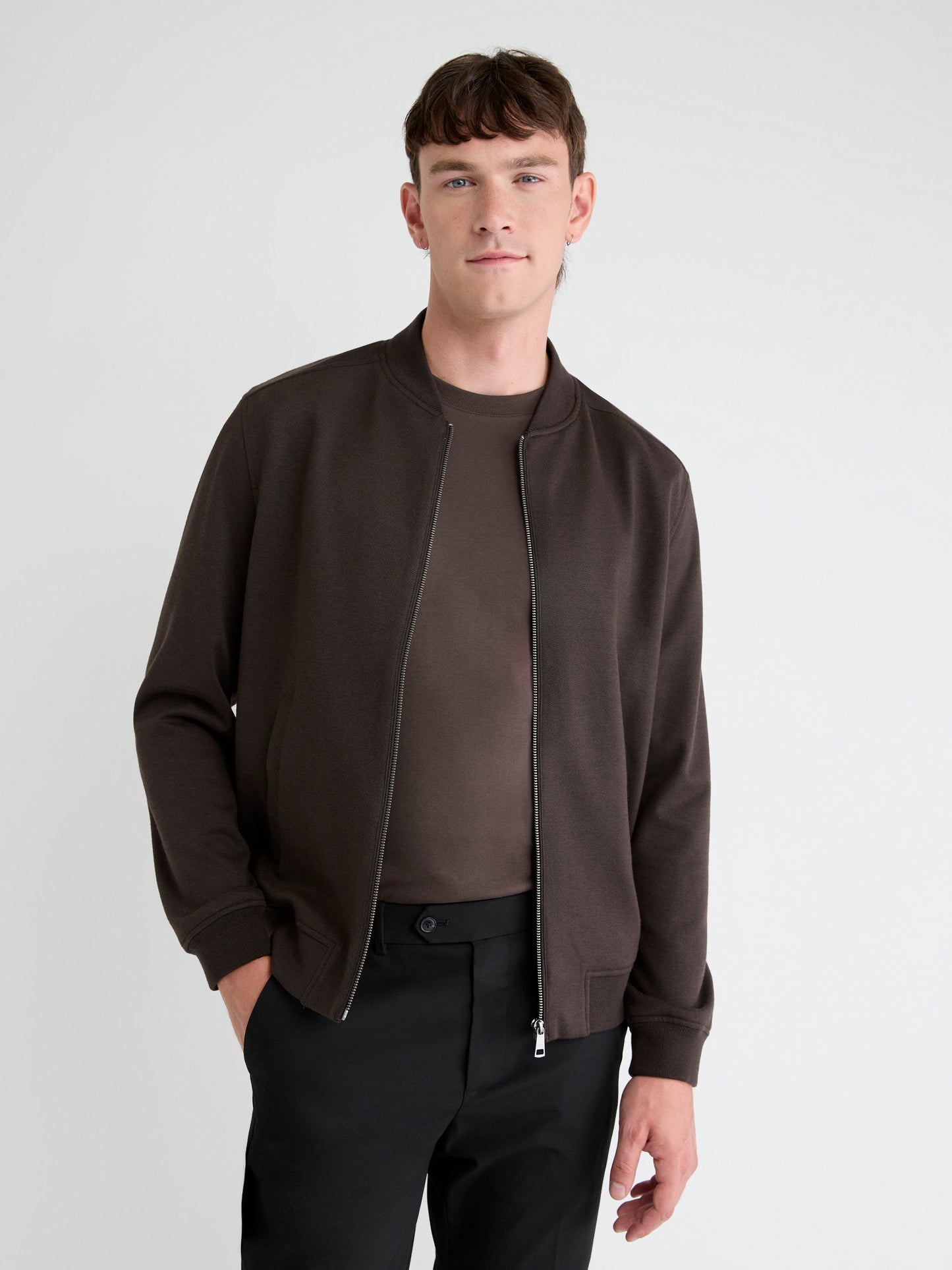 Chocolate Bomber Jacket