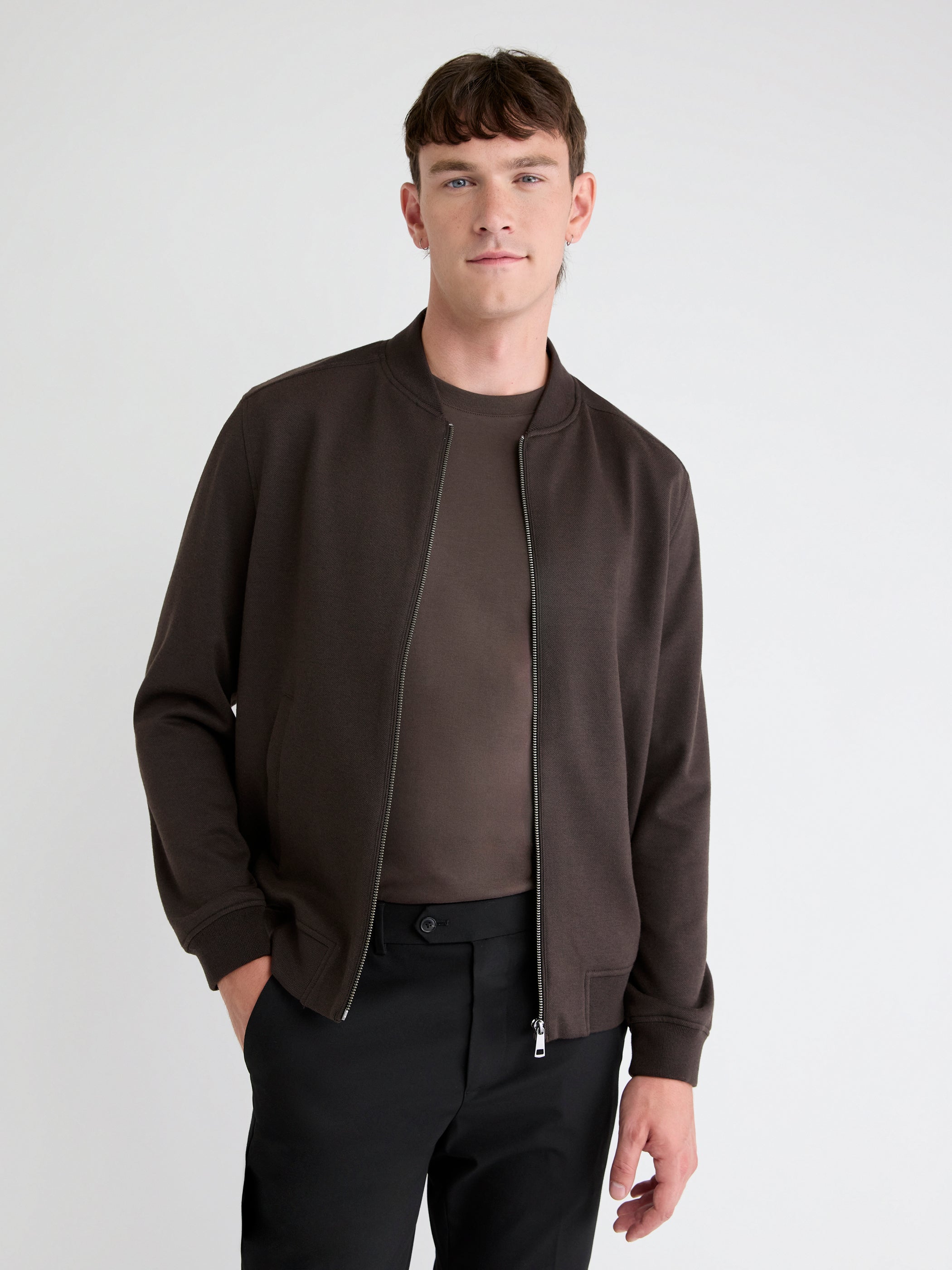Chocolate Bomber Jacket