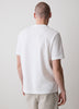 Mens Knit Burnout Crew Neck T-Shirt