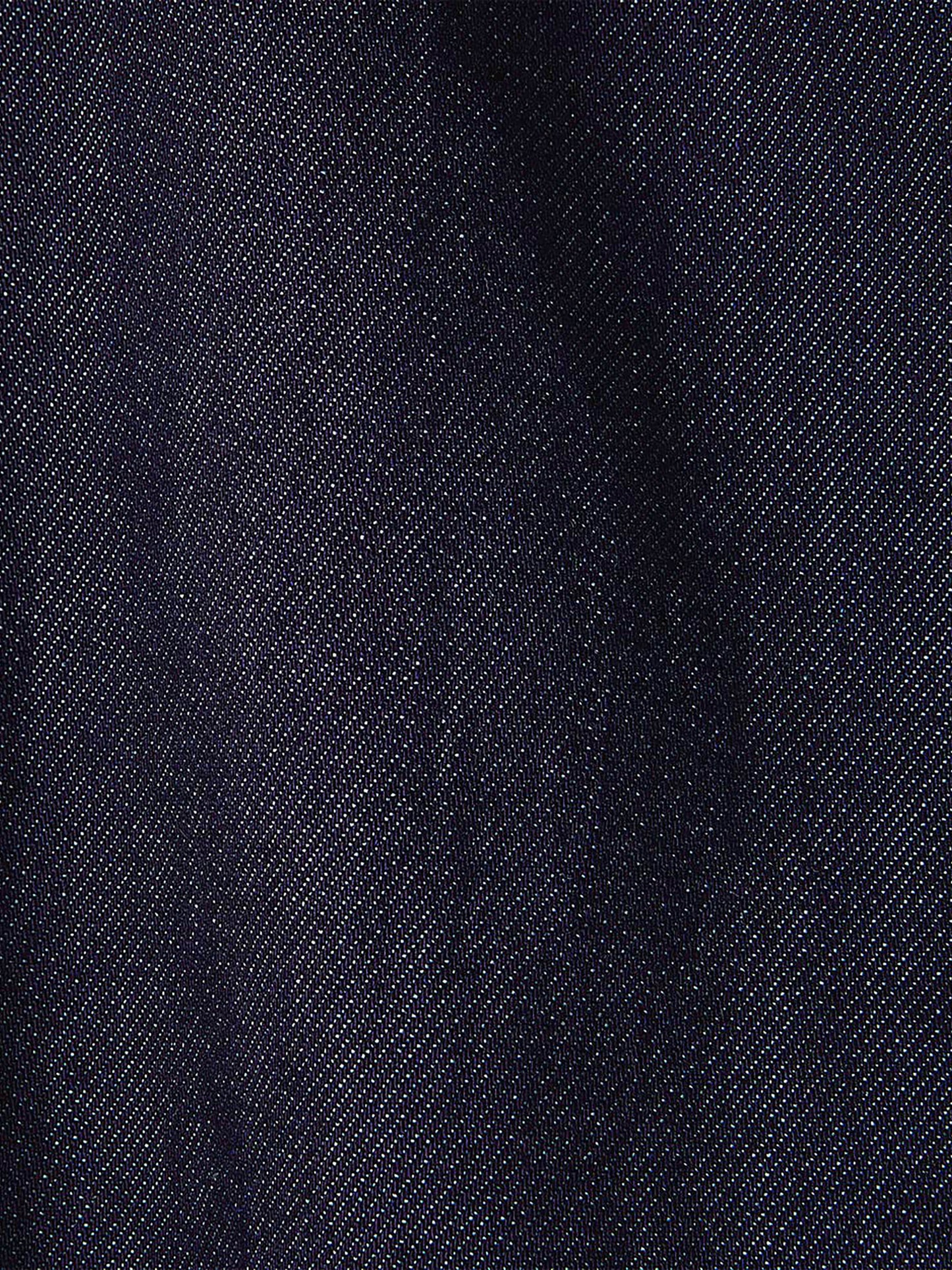 Pantalon en Denim à Taille Haute et Jambe Large