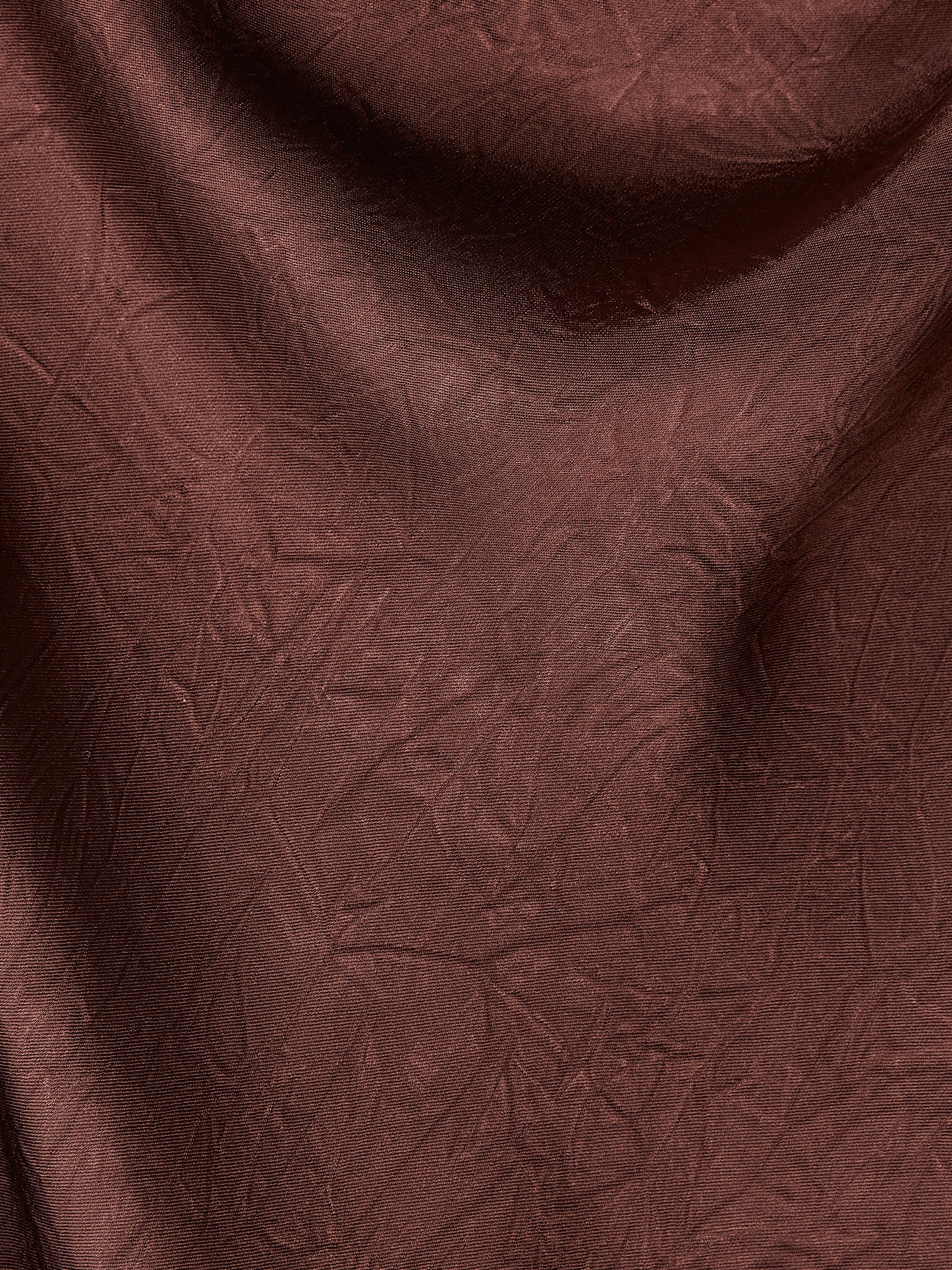 Satin Long-Sleeve Crew-Neck Midi Dress