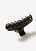 Hair Claw Dark Brown Medium Plastic Gripper