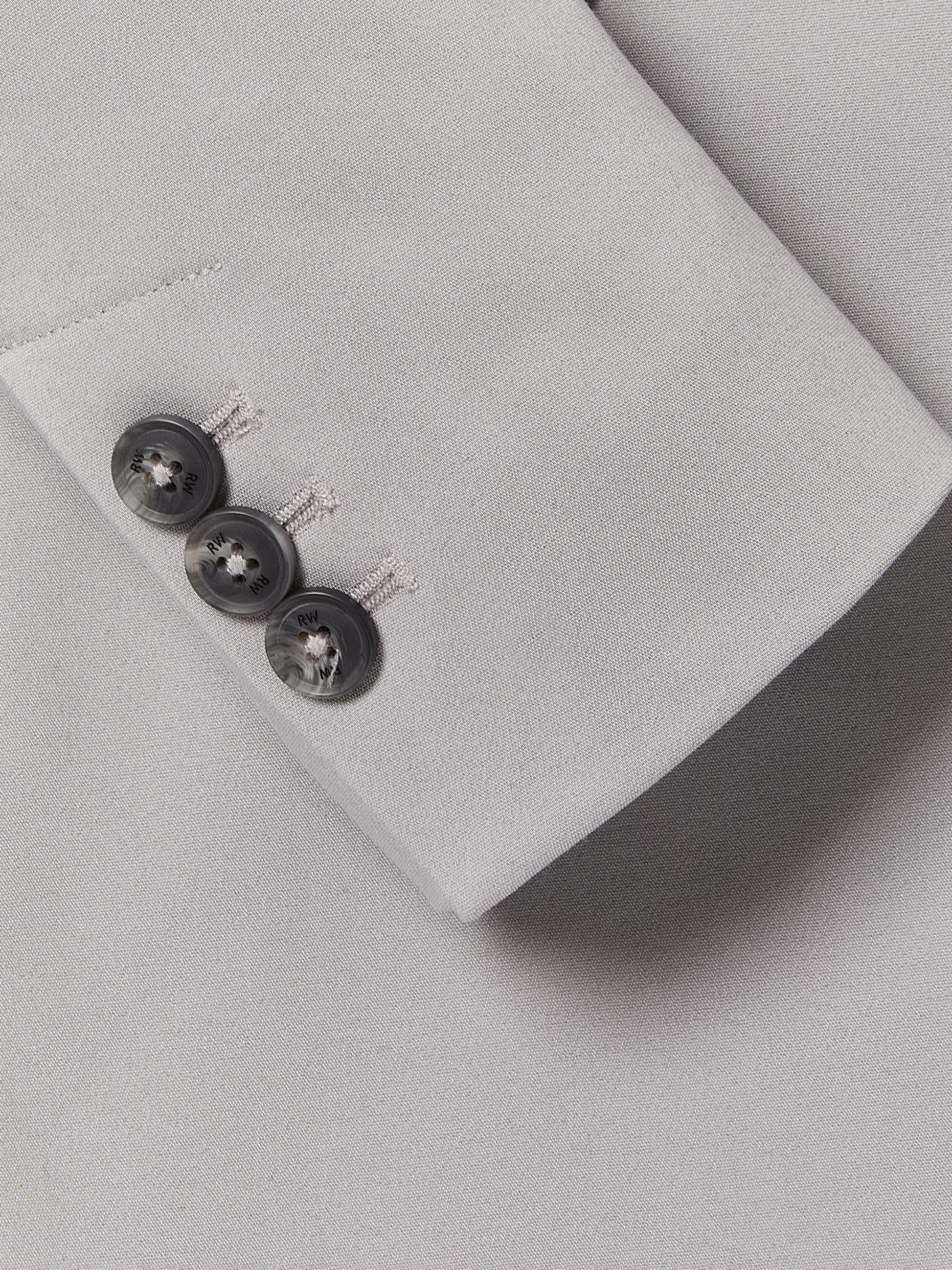 One-Button Fitted Blazer