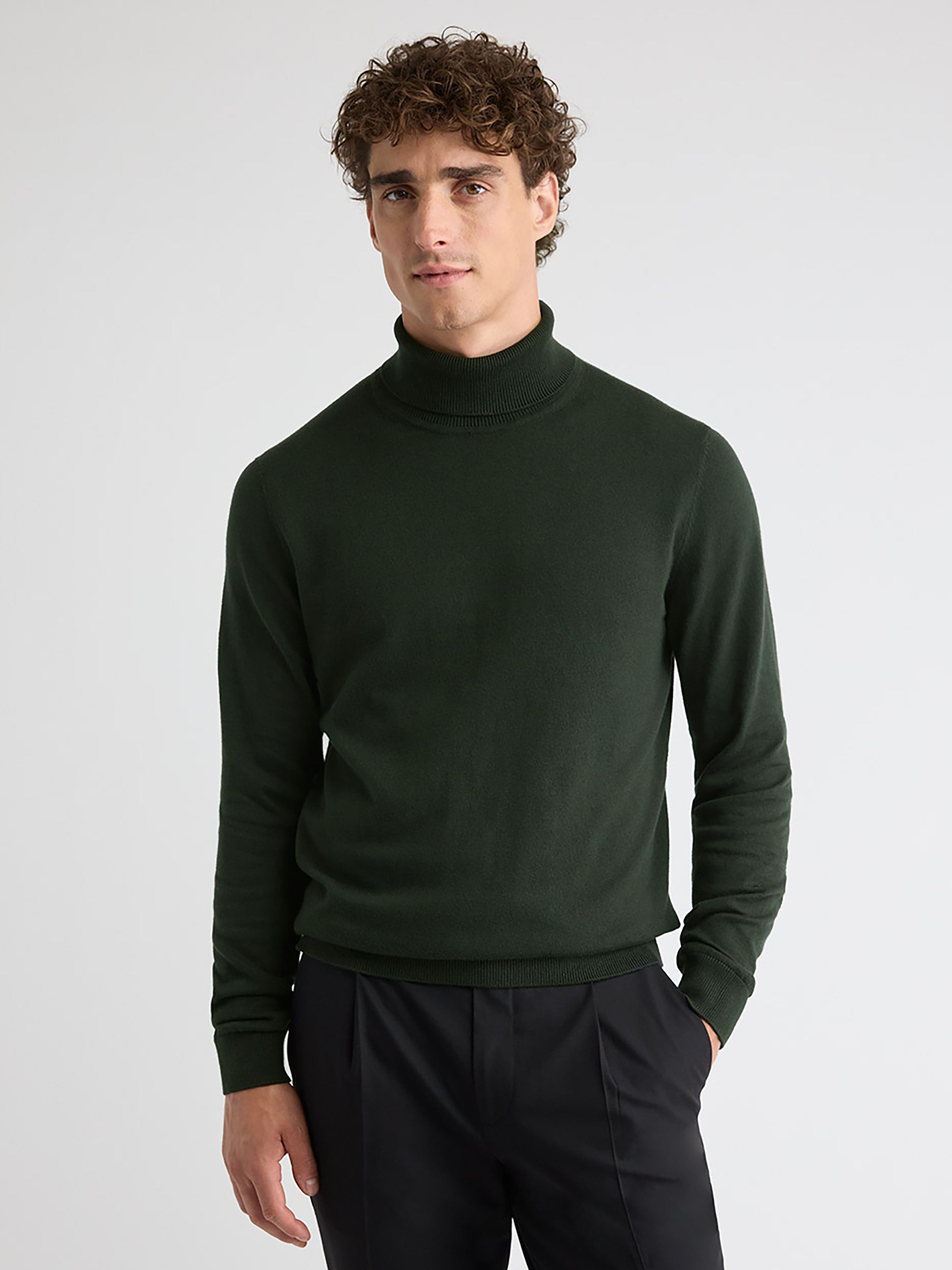 Long-Sleeve Turtleneck Sweater