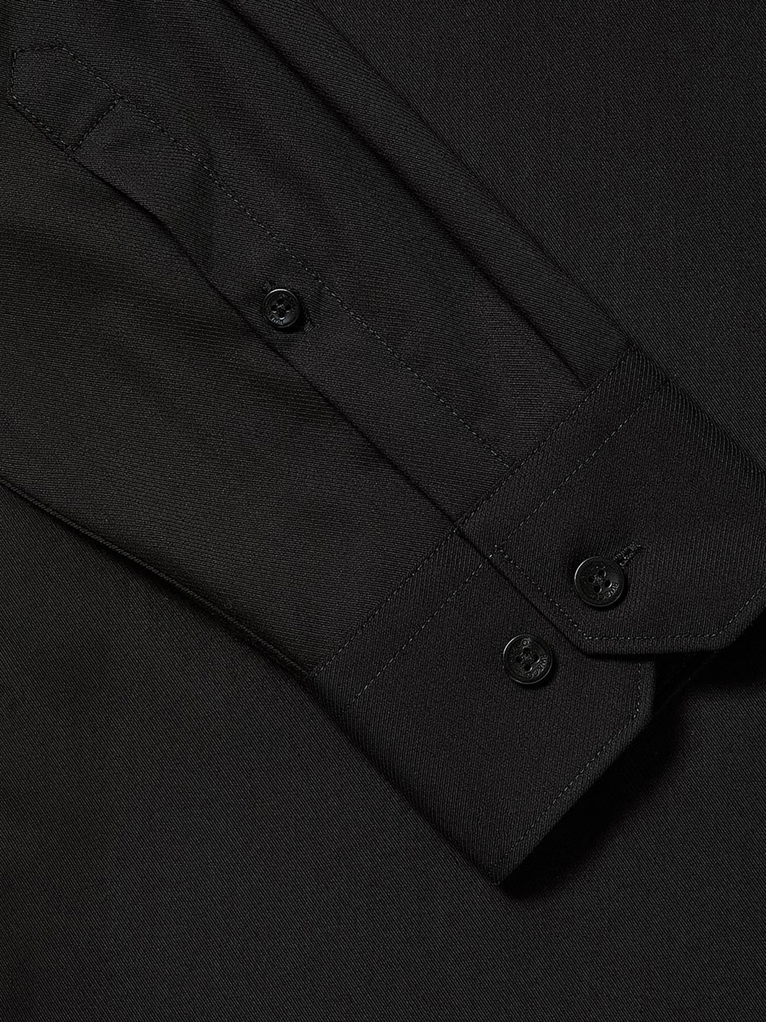 Slim-Fit Solid Supima (R) Cotton Twill Dress Shirt