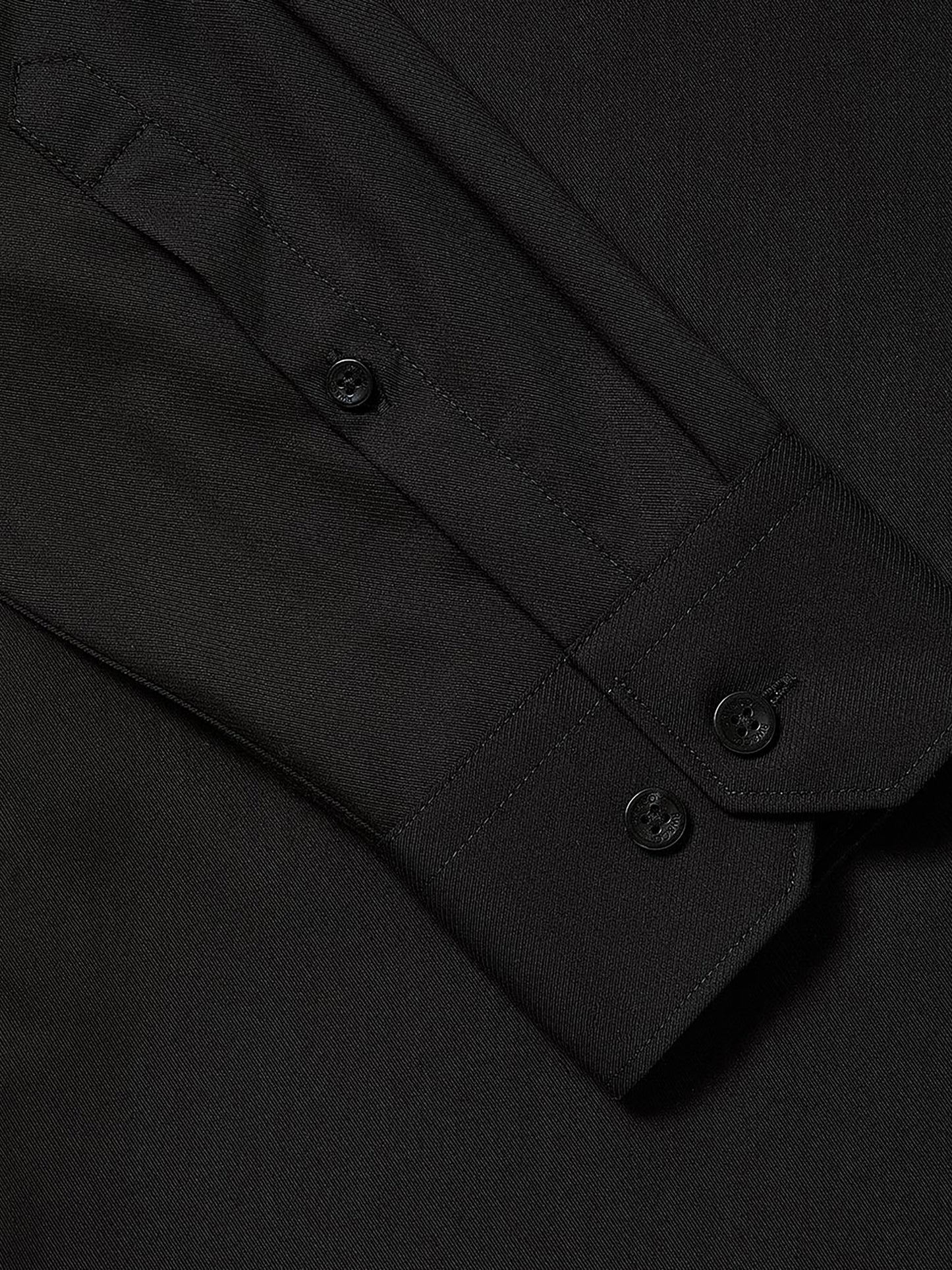 Slim Fit Solid Supima (R) Cotton Twill Dress Shirt