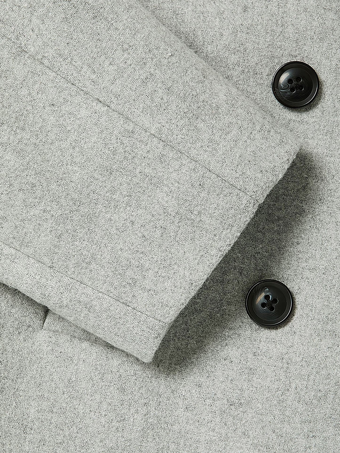 Wool-Blend Double-Breasted Coat