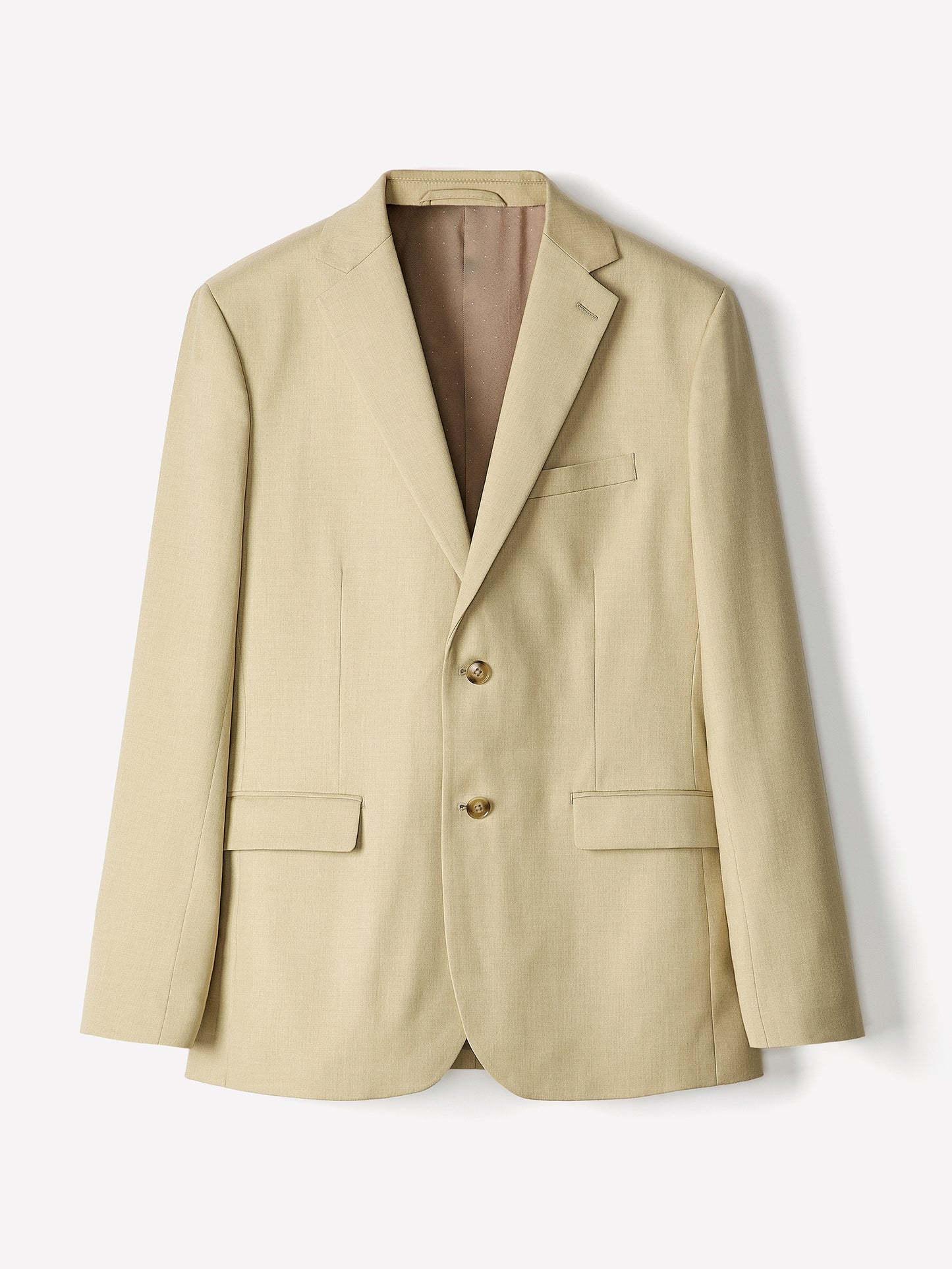 Woven Tailored Blazer Mens Polyester Viscose Blend