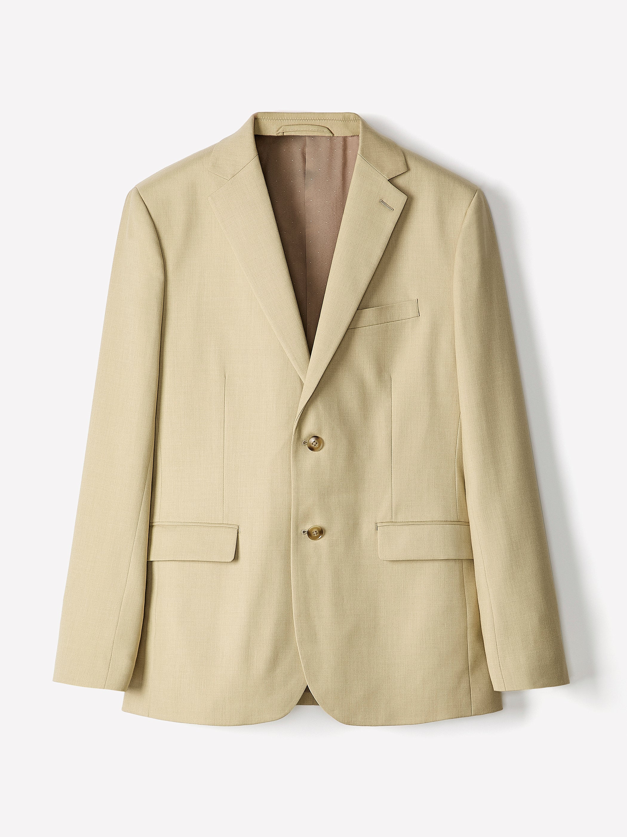 Woven Tailored Blazer Mens Polyester Viscose Blend