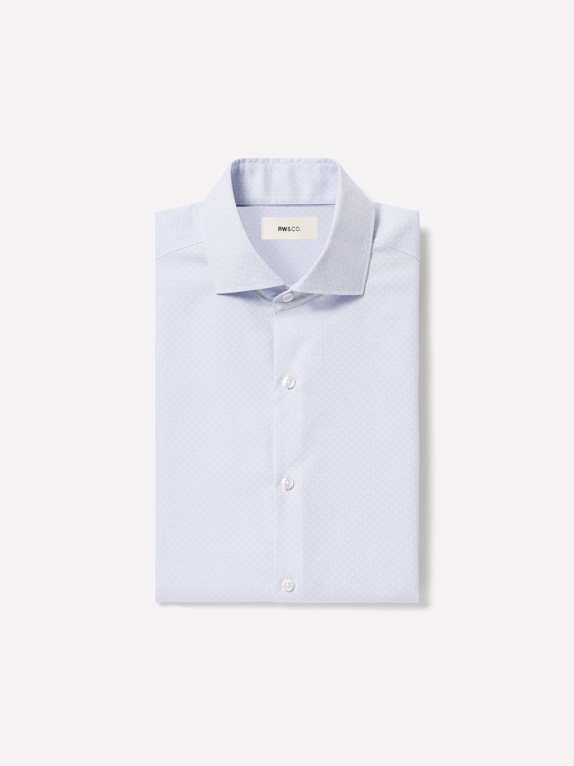Slim Fit Dotted Dress Shirt