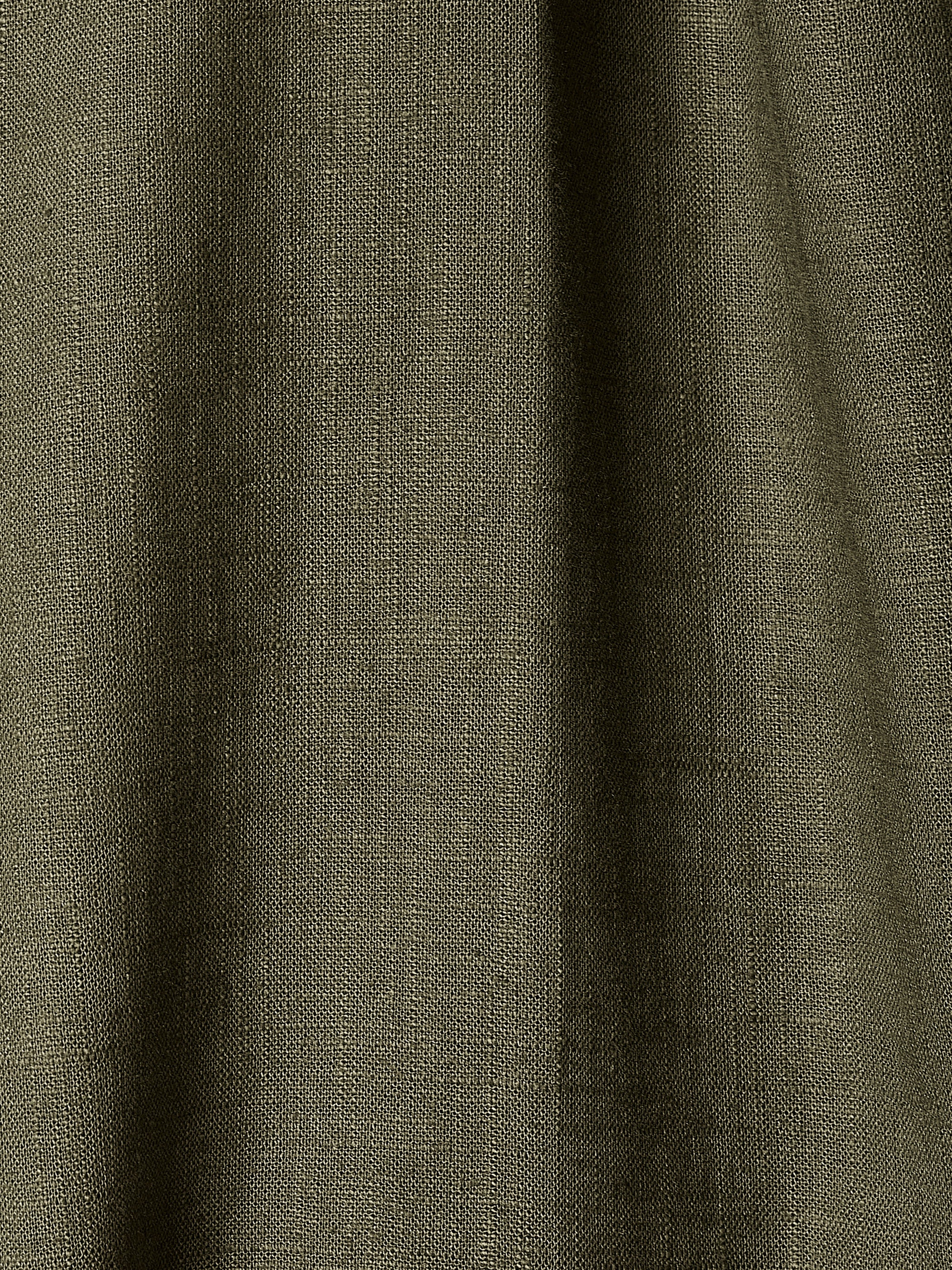 Woven Linen Blend Halter Top with Pleats