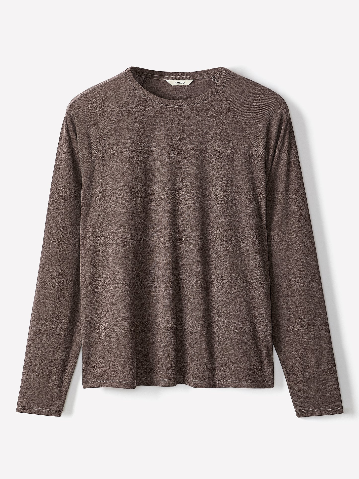 Long-Sleeve Crew-Neck Loose Tee