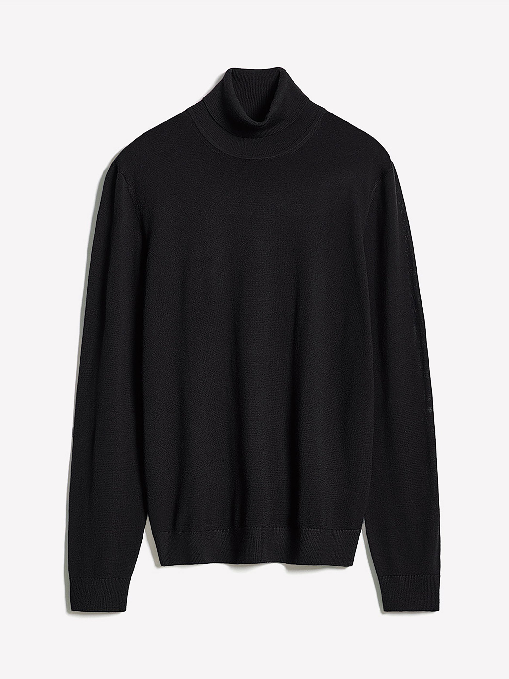 Merino Wool Turtleneck Sweater