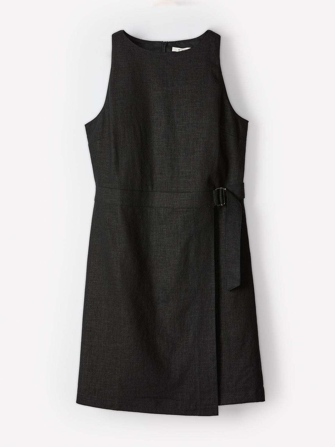 Women's Sleeveless Boat-Neck Linen-Blend Midi Dress – RW&CO