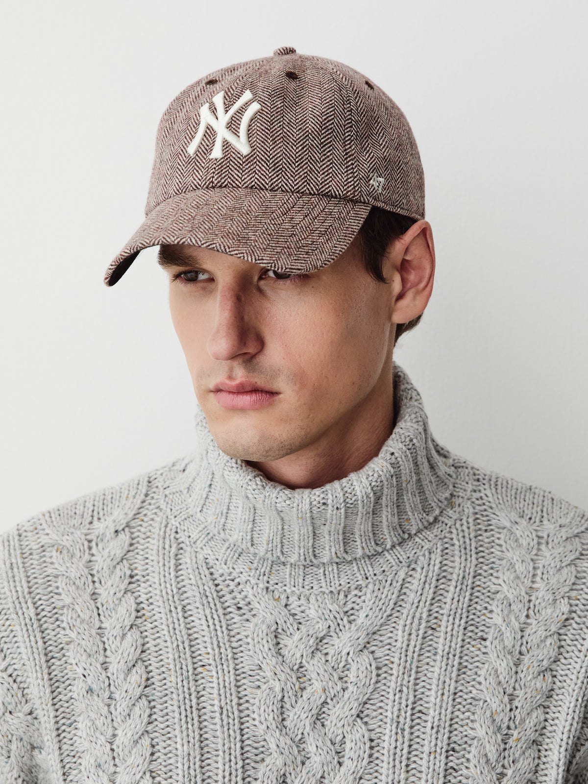 Herringbone '47 Clean Up Cap - NY Yankees