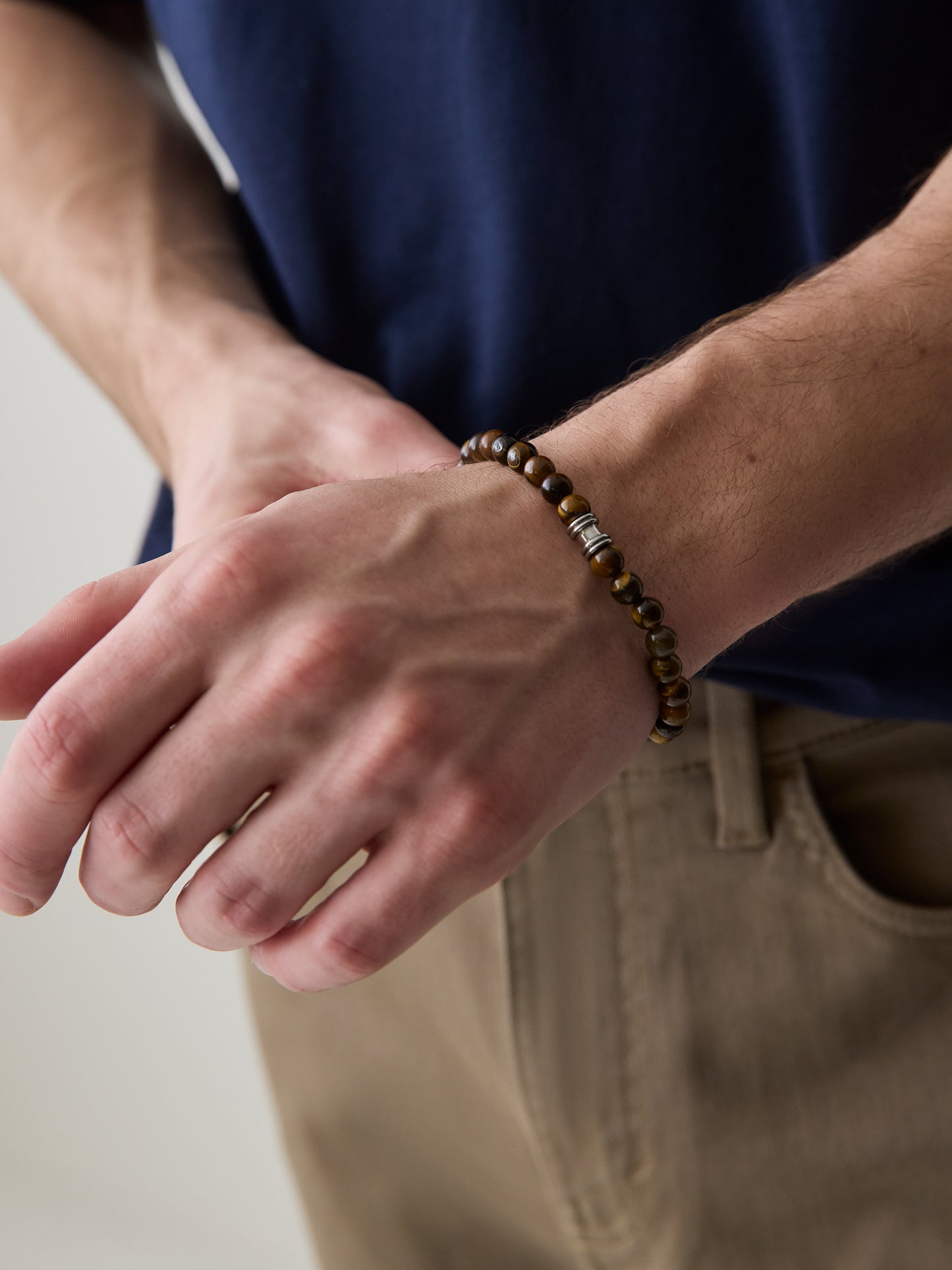 Tiger Eye Beaded Bracelet