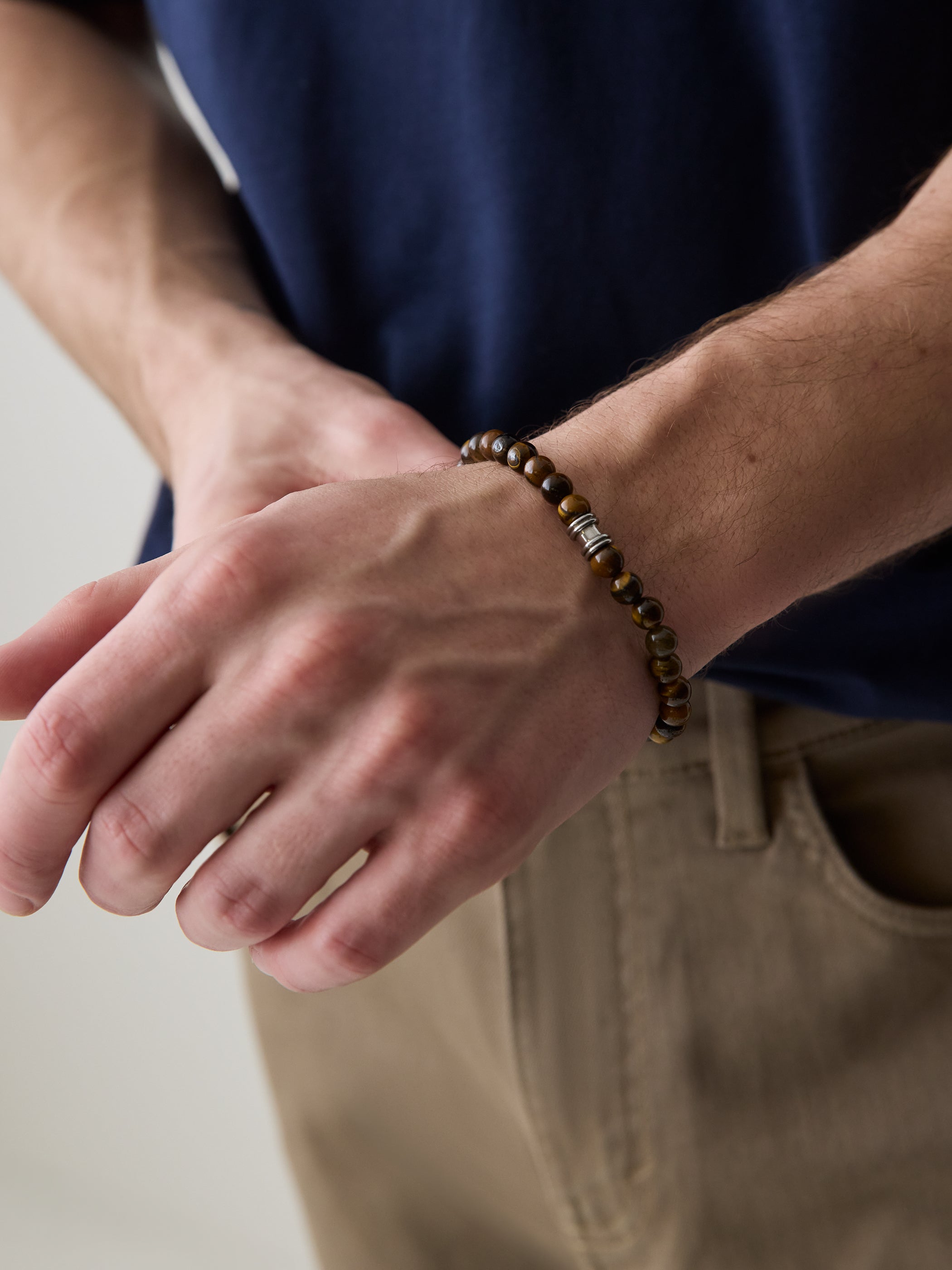 Tiger Eye Beaded Bracelet