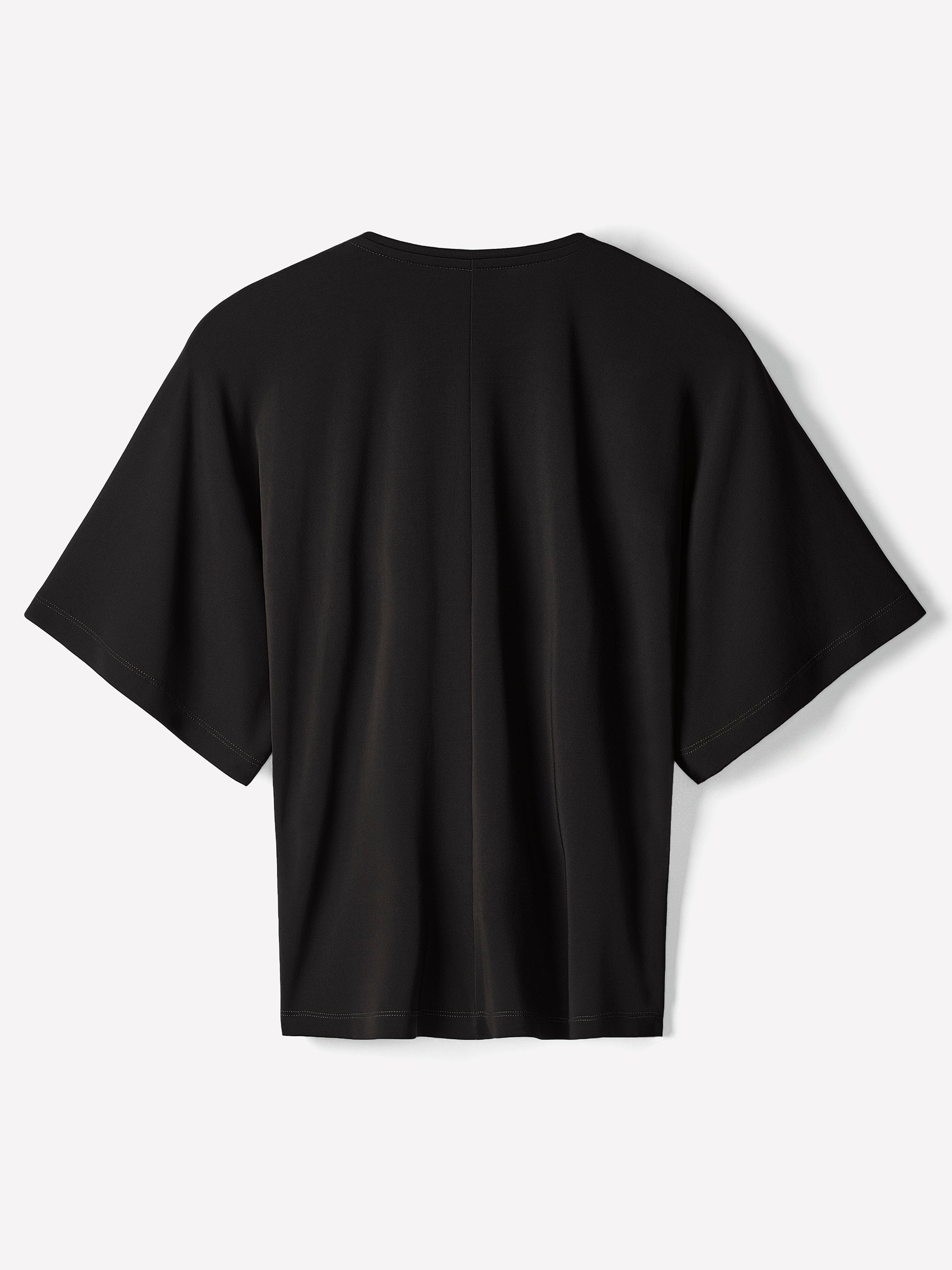 Knit Blouse High Twist Dolman Sleeve