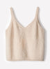 V-Neck Hairy Merino Tank