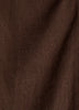 Linen-Blend Straight Midi Skirt with Wrap Front