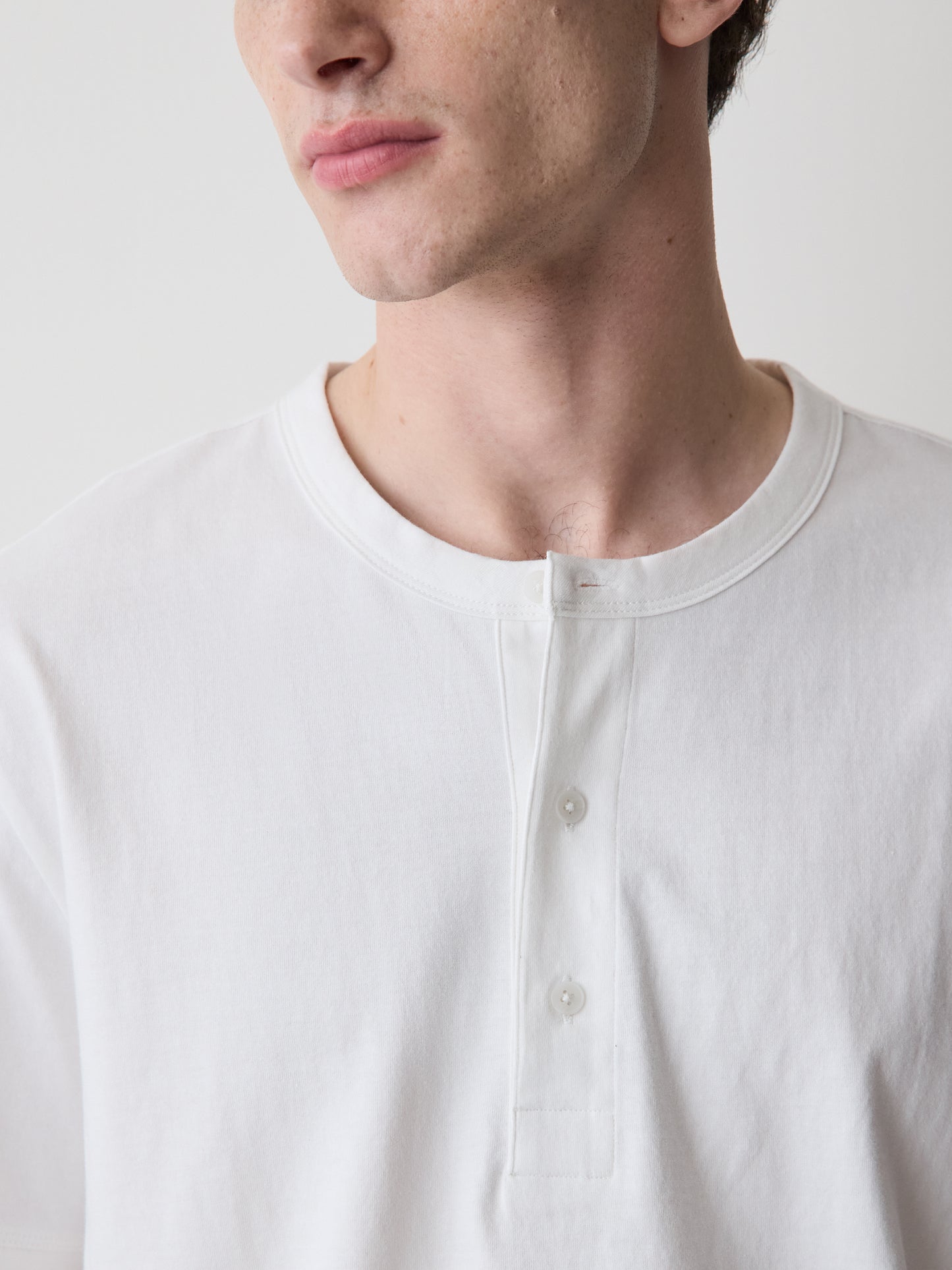 Short-Sleeve Henley T-Shirt