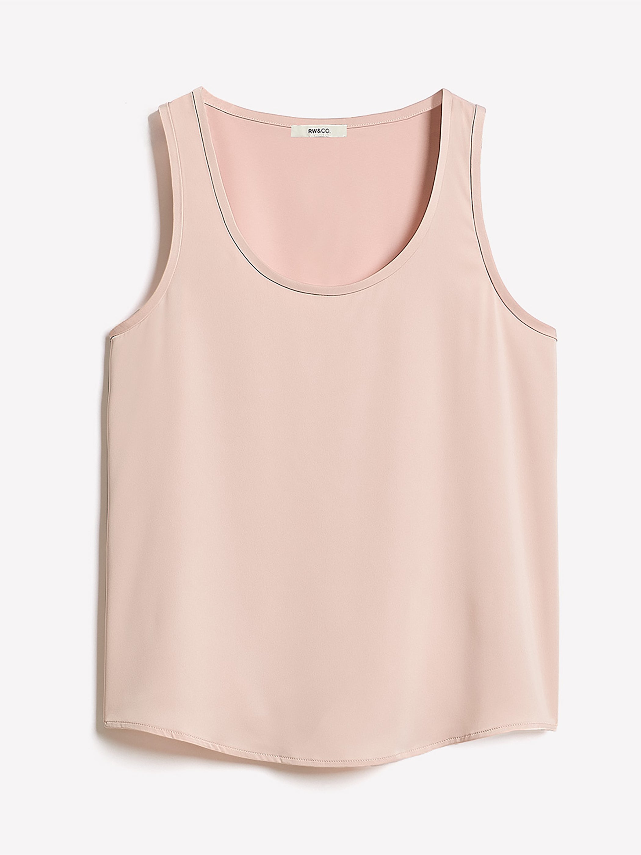 Camisole Satinée à Col en U