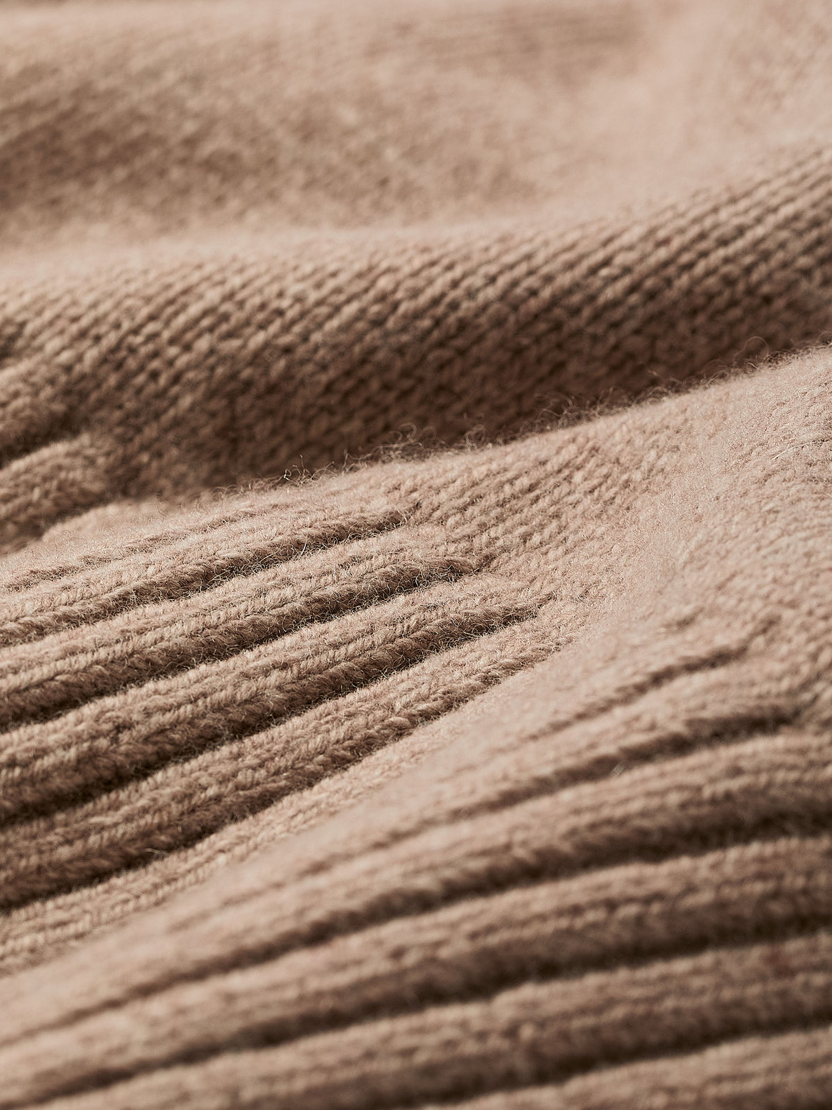 Long-Sleeve Mock-Neck Merino-Blend Sweater