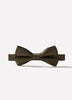 Woven Silk Wide Houndstooth Bow Tie