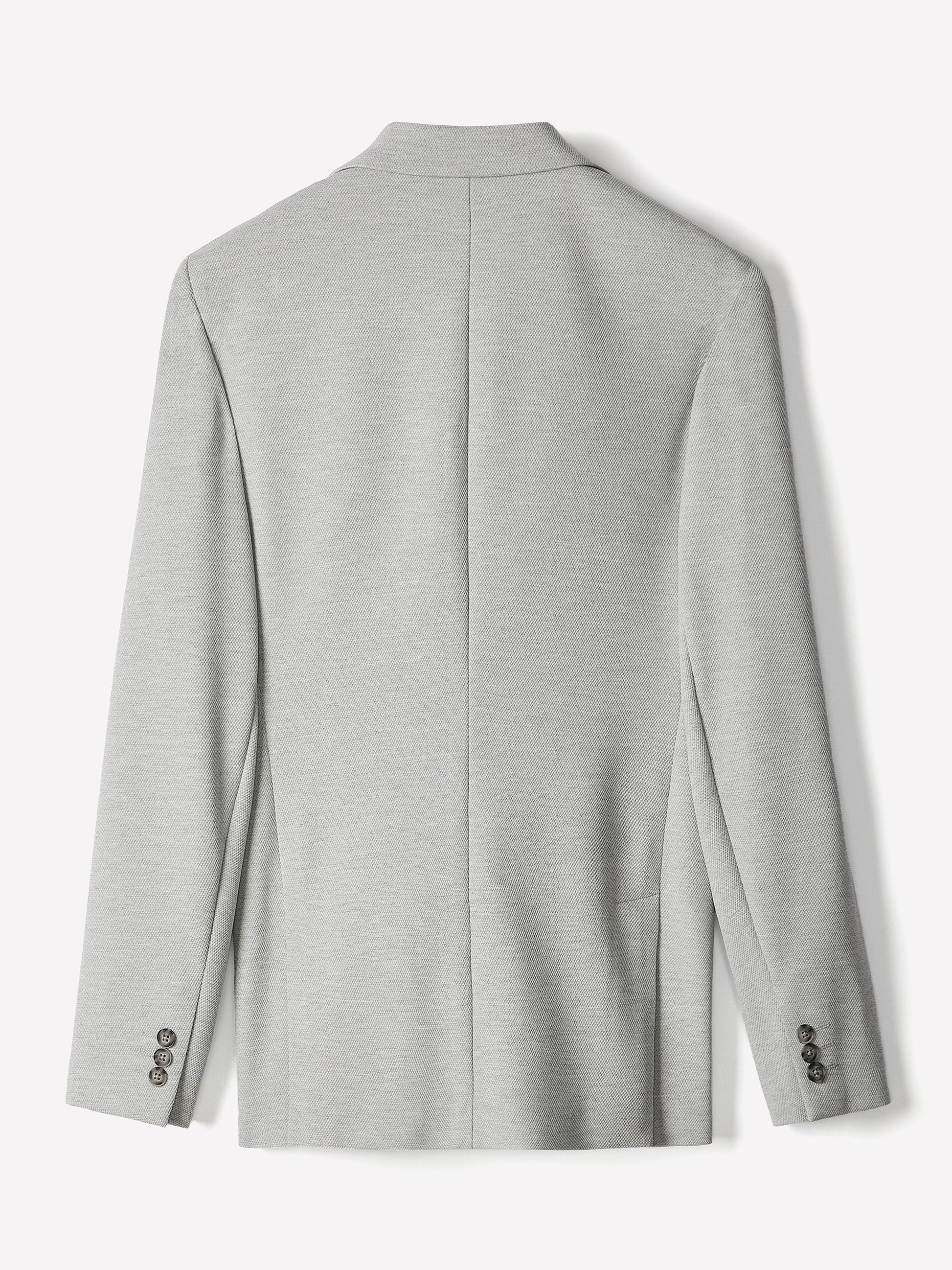 Slim Fit Knit Blazer