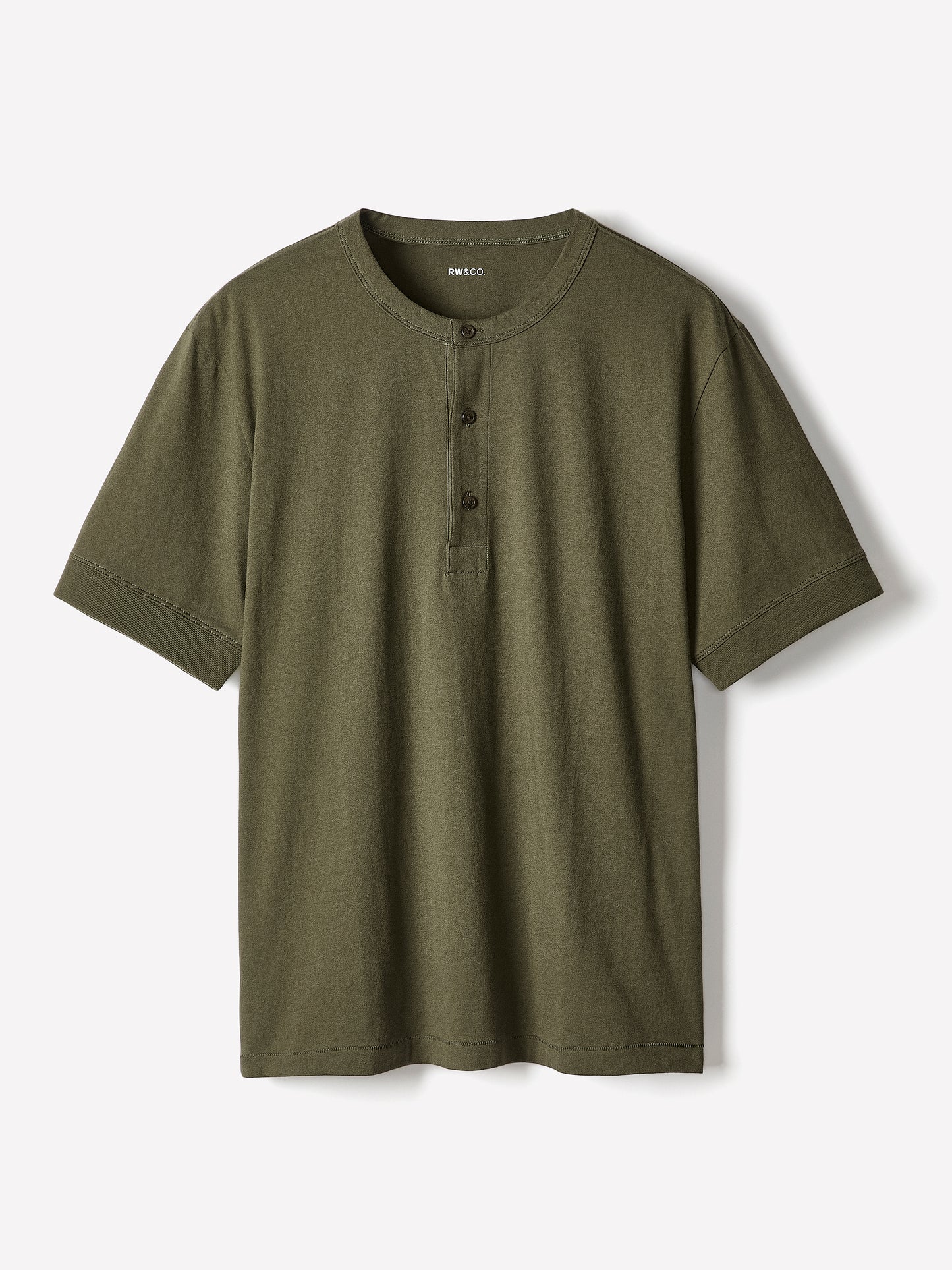 Short-Sleeve Henley T-Shirt