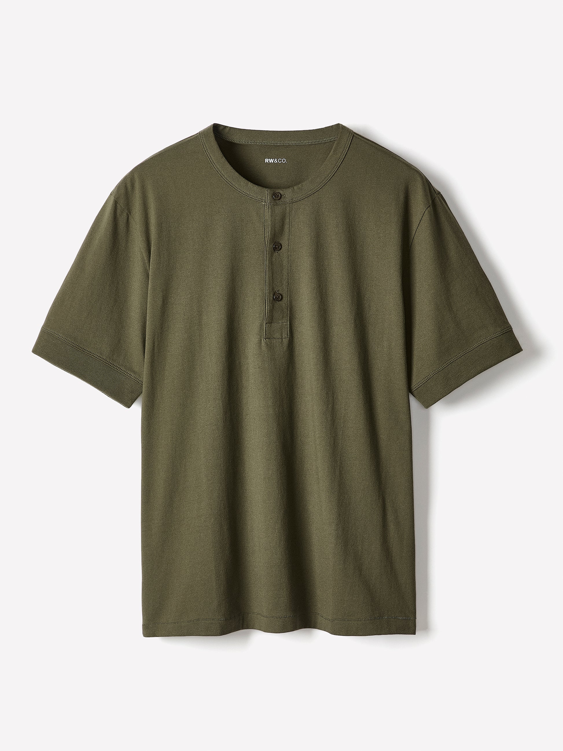 Short-Sleeve Henley T-Shirt