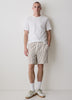 Mens Knit Burnout Crew Neck T-Shirt